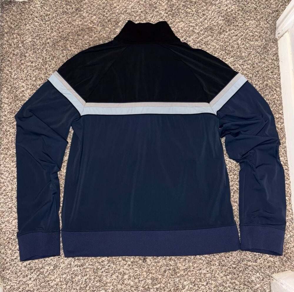 Prada Sport Vintage Colorblock Olympic Track Jacket with Red Logo Tab - Picture 7 of 8